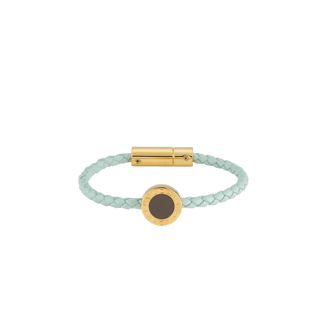 Bvlgari Bvlgari Leather Bracelet BB-LOGO-WCL-A