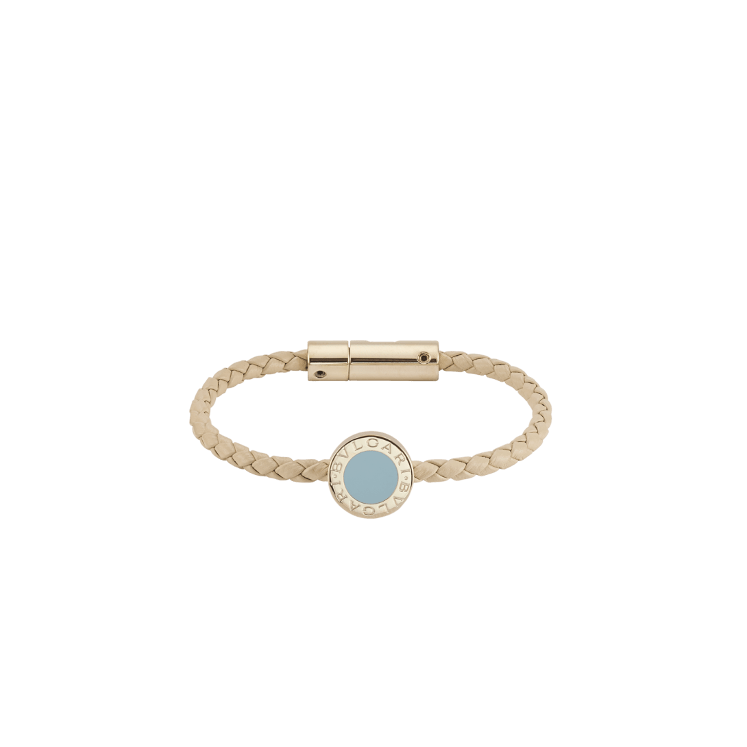 Bvlgari Bvlgari Leather Bracelet BB-LOGO-WCL-BT