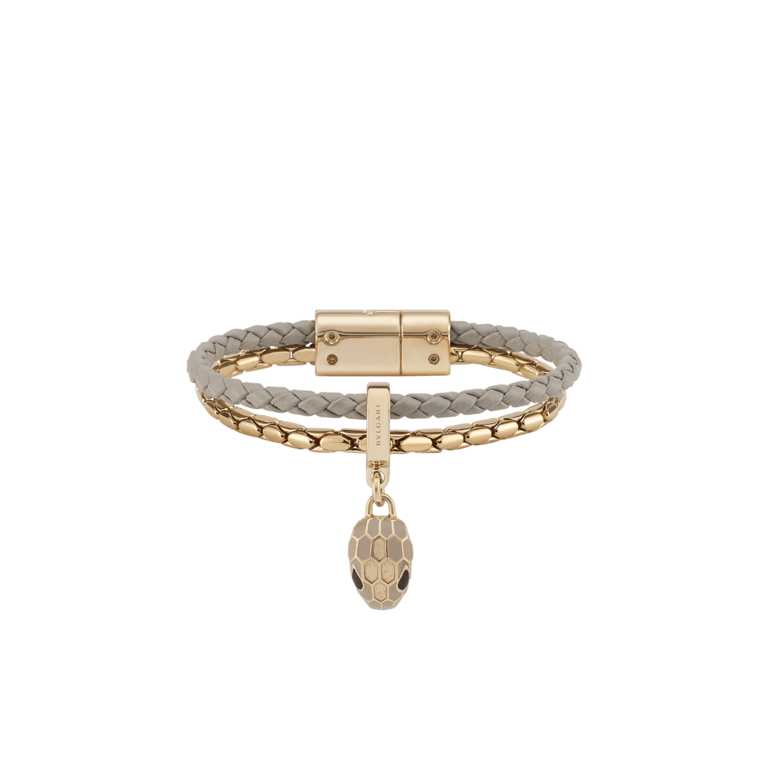 Serpenti Forever Leather Bracelet 294355