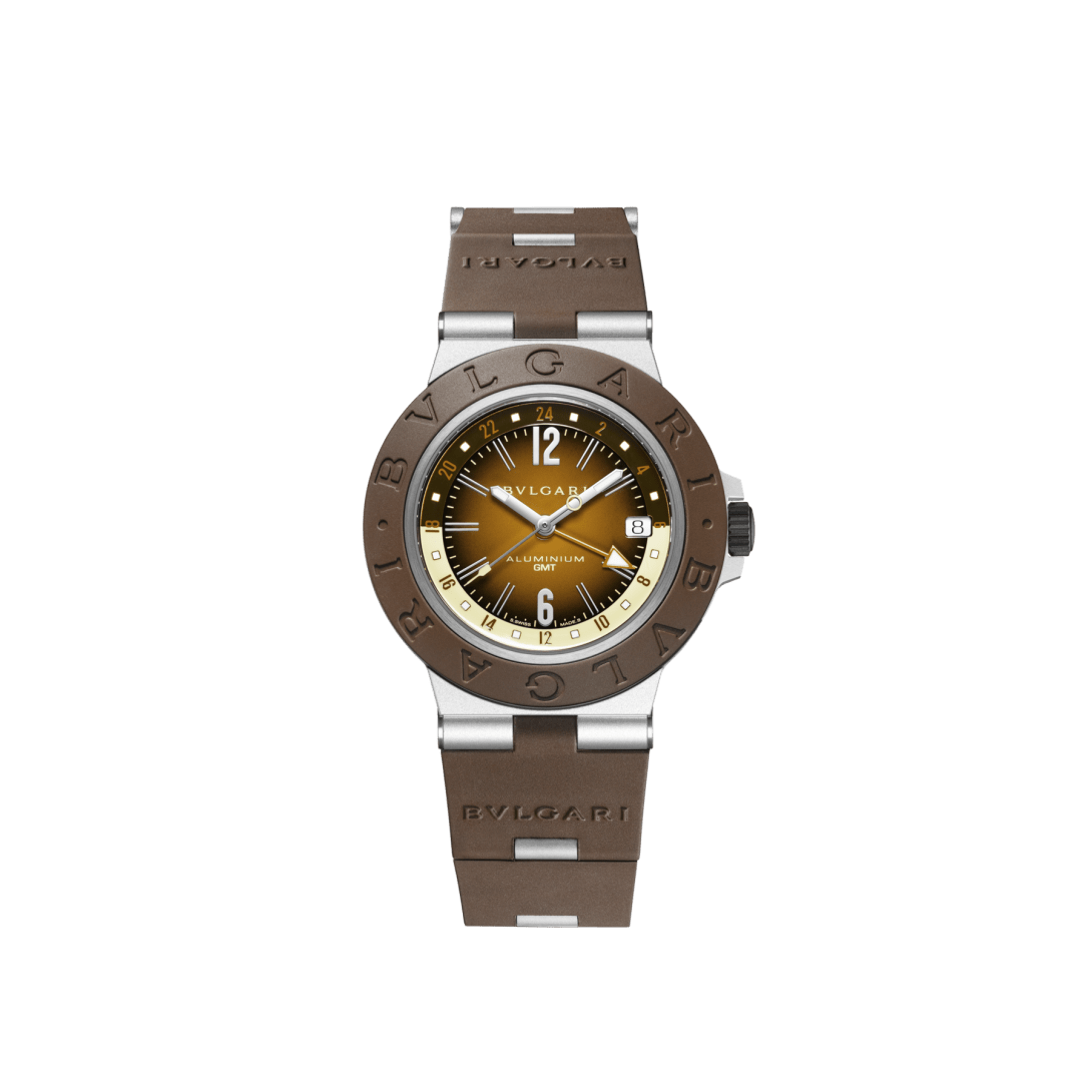 「ブルガリ アルミニウム Gmt フェンダー 限定モデル」 ウォッチ 104117