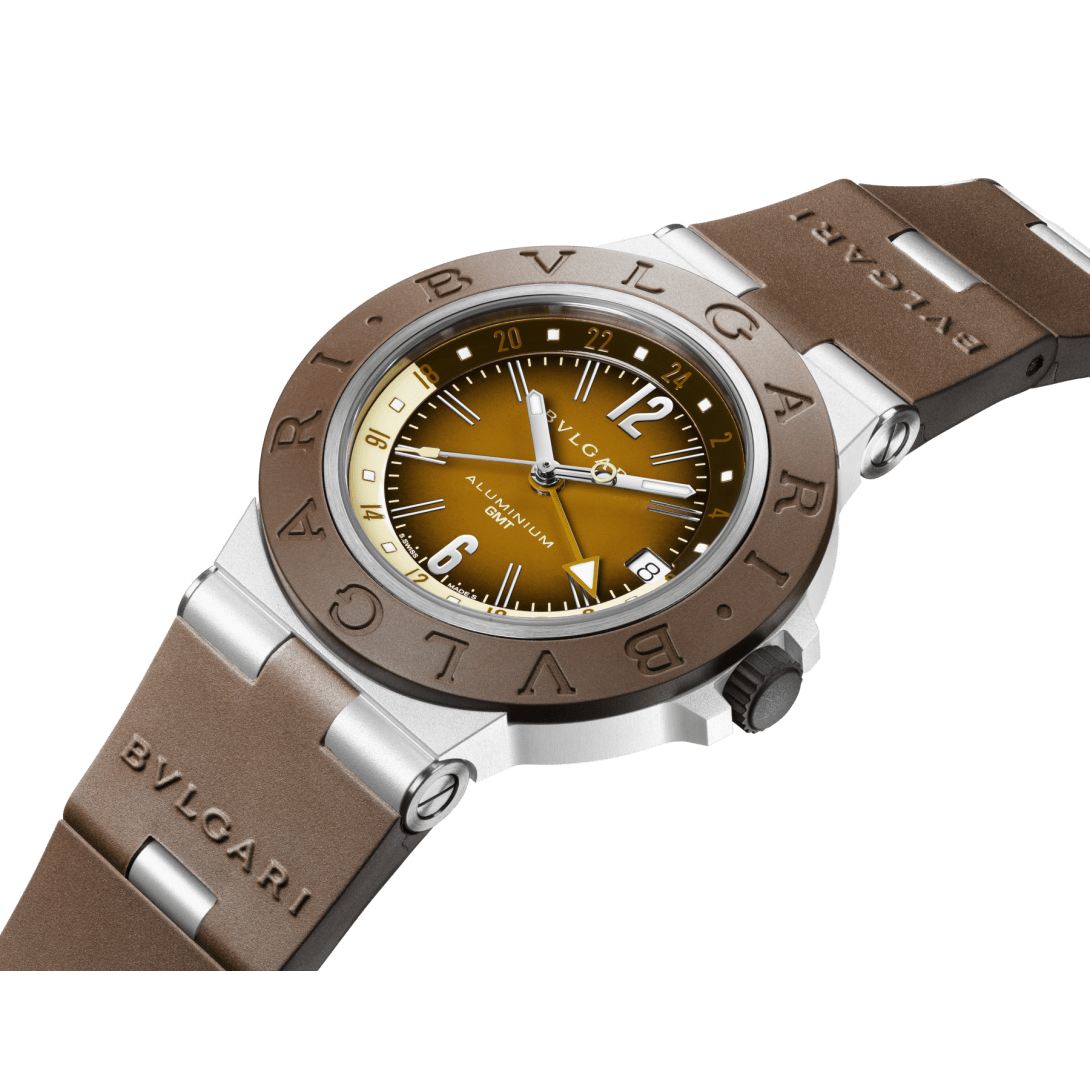 「ブルガリ アルミニウム Gmt フェンダー 限定モデル」 ウォッチ 104117