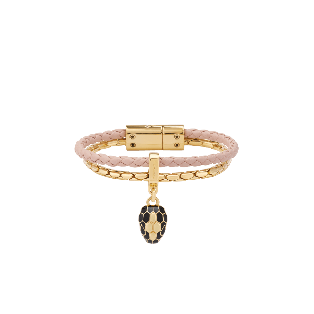 Serpenti Forever Bracciale In Pelle SERP-BRAIDCHAIN-D
