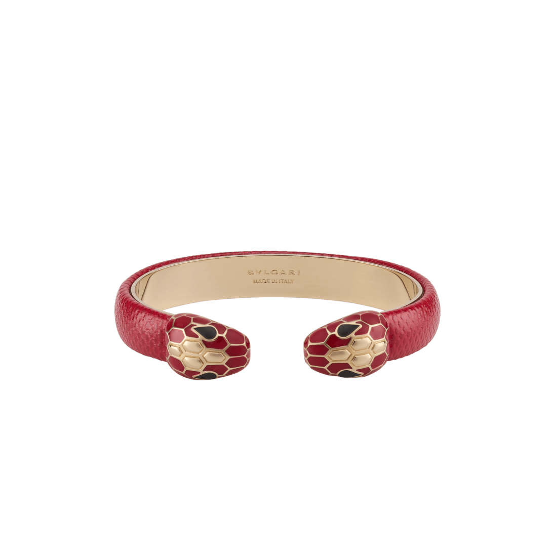 Serpenti Forever Leather Bracelet BRACLT-SP-CONTR-KAR