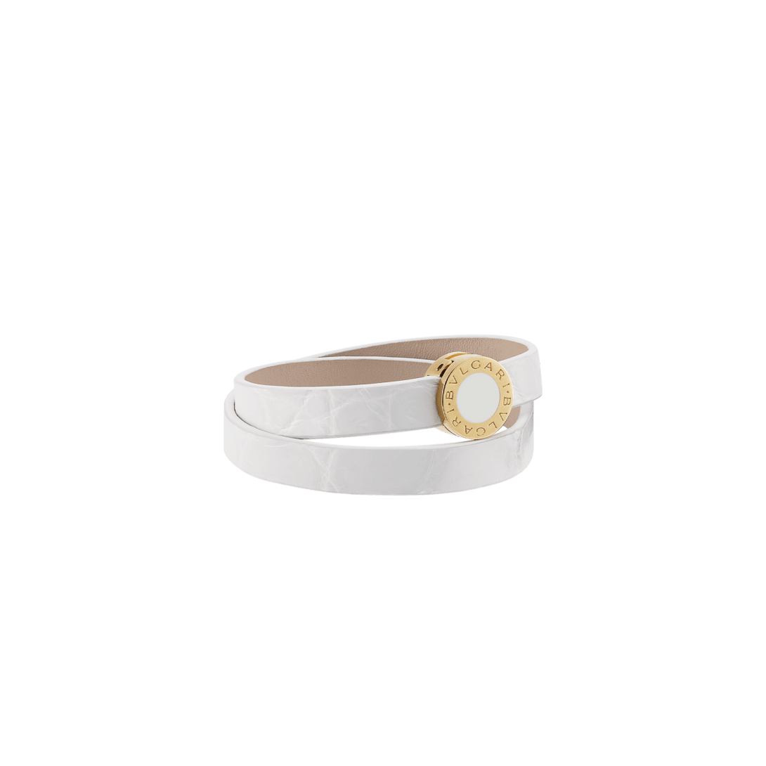 Bvlgari Bvlgari Leather Bracelet BB-DOUBLETOUR-ex-b