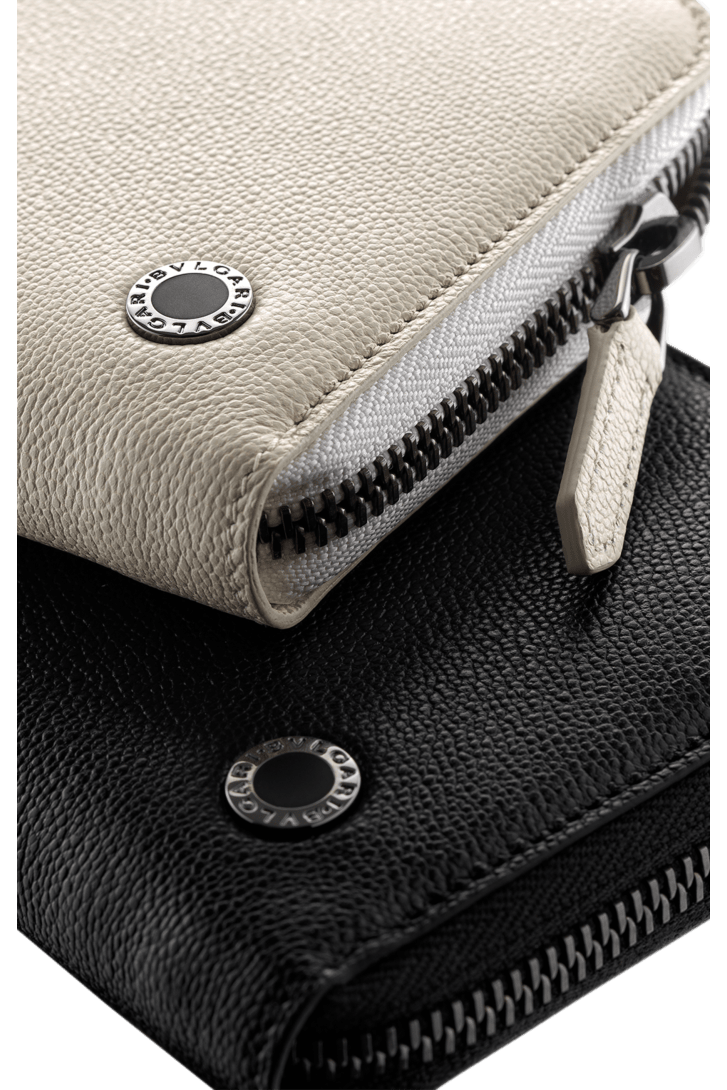ブルガリ・ブルガリ マン ジップウォレット Calf Leather 291154