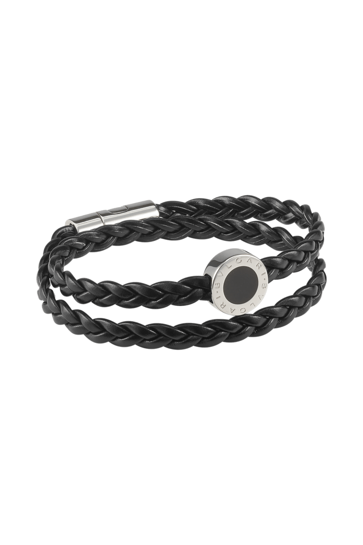 BVLGARI BVLGARI MAN Leather Bracelet