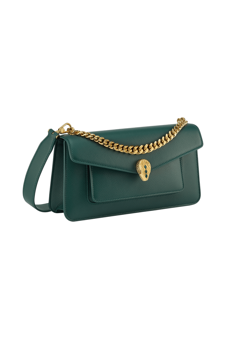 Serpenti East-West Maxi Chain Borsa a spalla