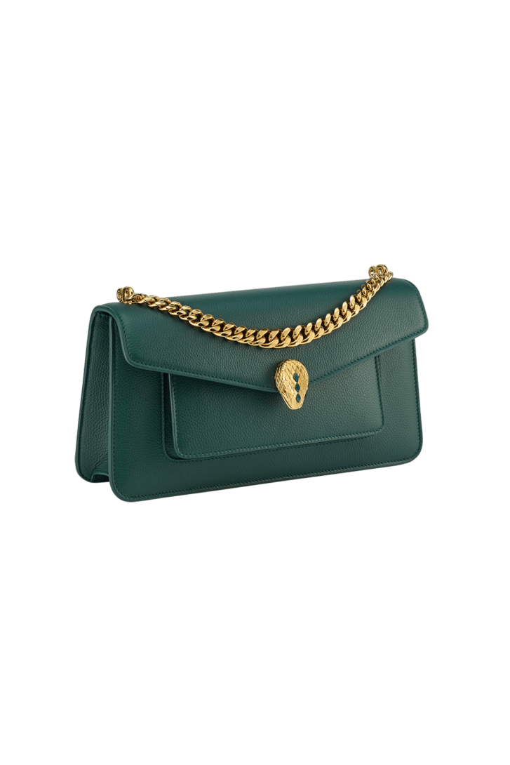 Serpenti East-West Maxi Chain Borsa a spalla