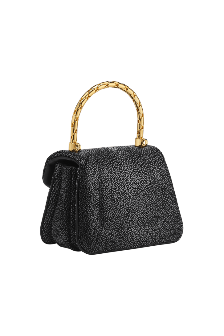 Serpenti Reverse Micro Top Handle Bag
