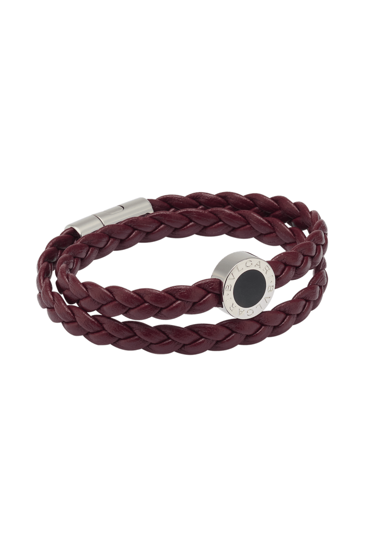 BVLGARI BVLGARI MAN Leather Bracelet