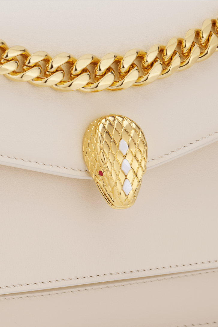 Serpenti East-West Maxi Chain Bolso de hombro