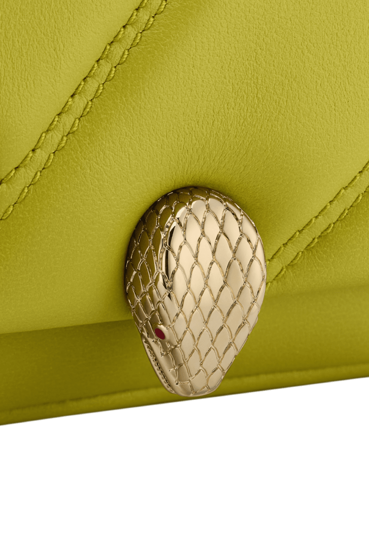 Green Calf leather Serpenti Cabochon Micro Bag 293728 | Bvlgari