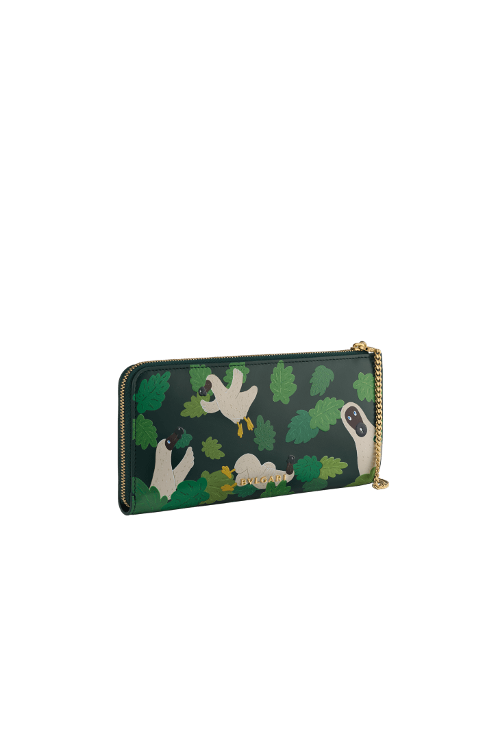 セルペンティ フォーエバー ジップウォレット Calf Leather