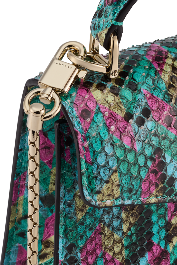 【BVLGARI】 Serpenti Forever Borsa A Mano Piccola バッグ BVLGARI Mini Serpenti Forever Leather Top-Handle Bag | Saks