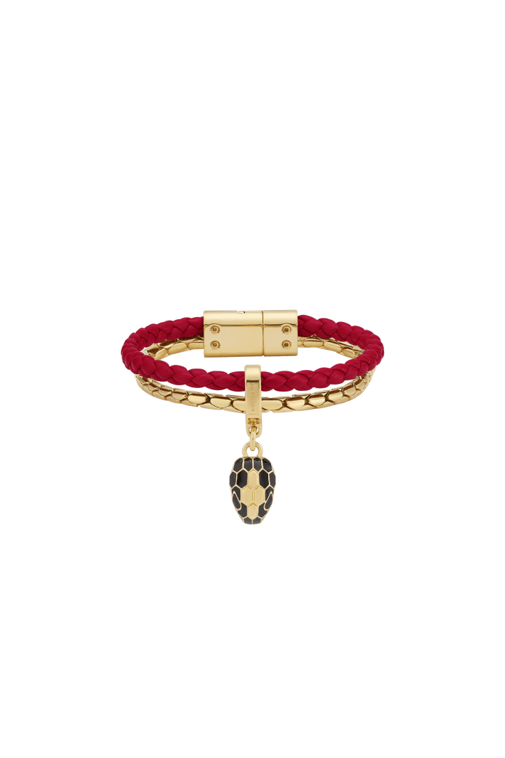 Serpenti Forever Leather Bracelet