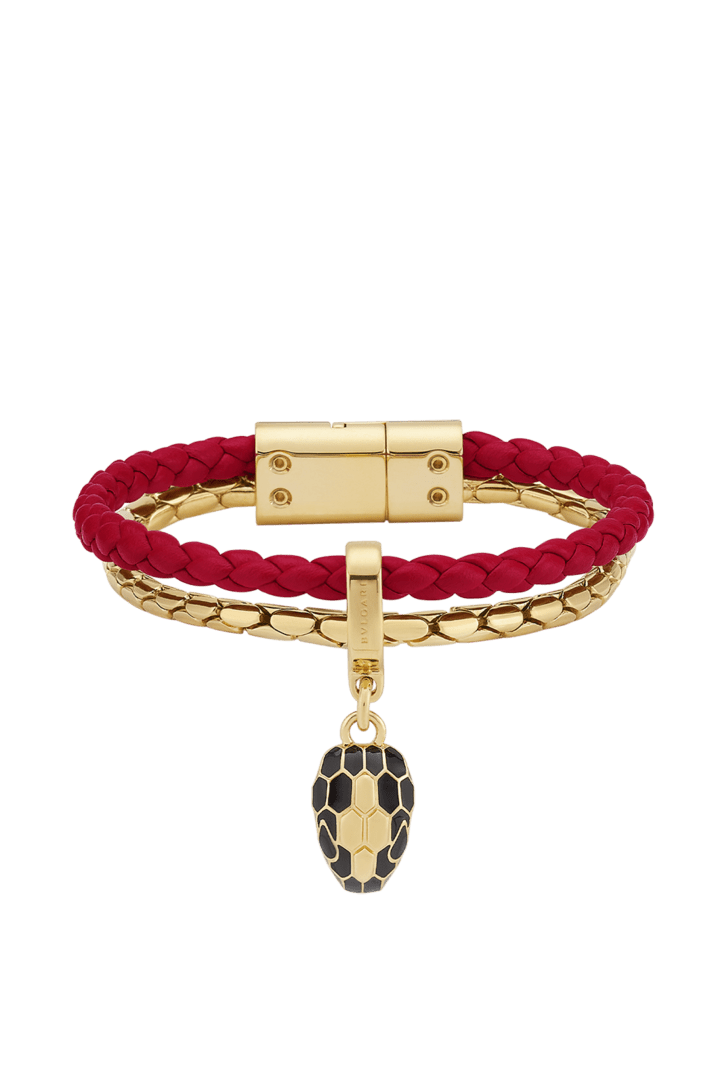 Serpenti Forever Leather Bracelet