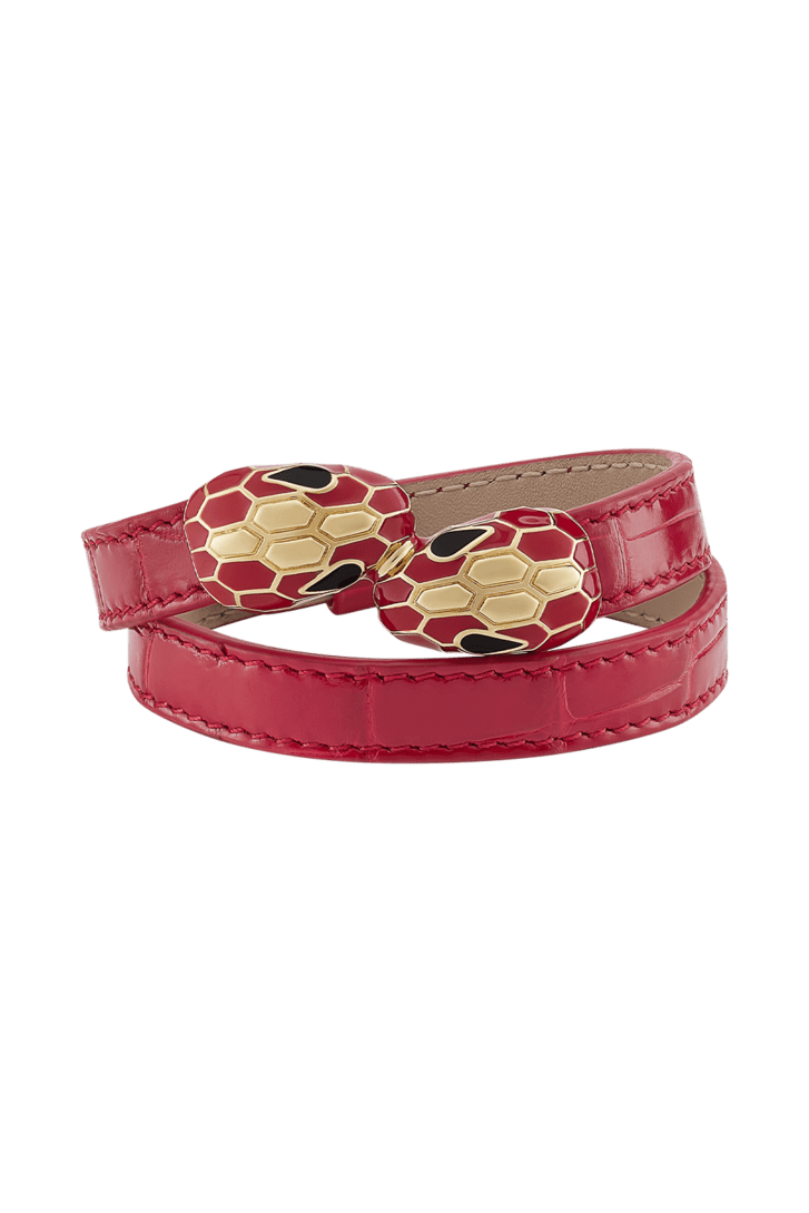 Serpenti Forever Leather Bracelet