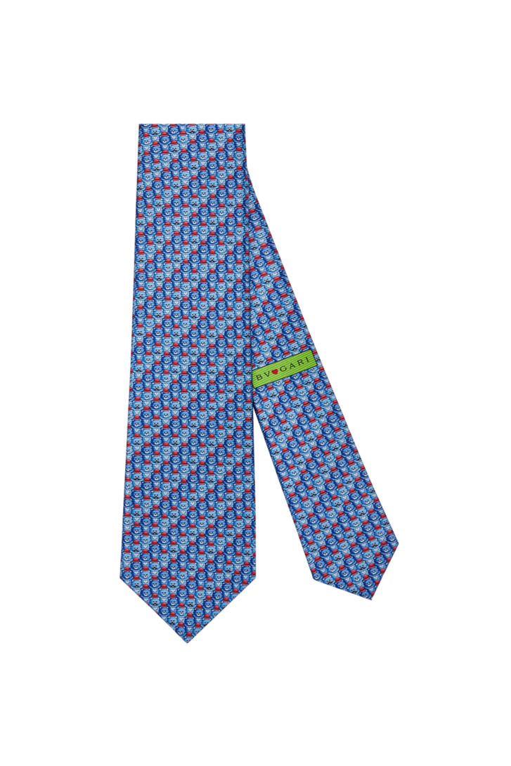 Pictorial Seven fold tie