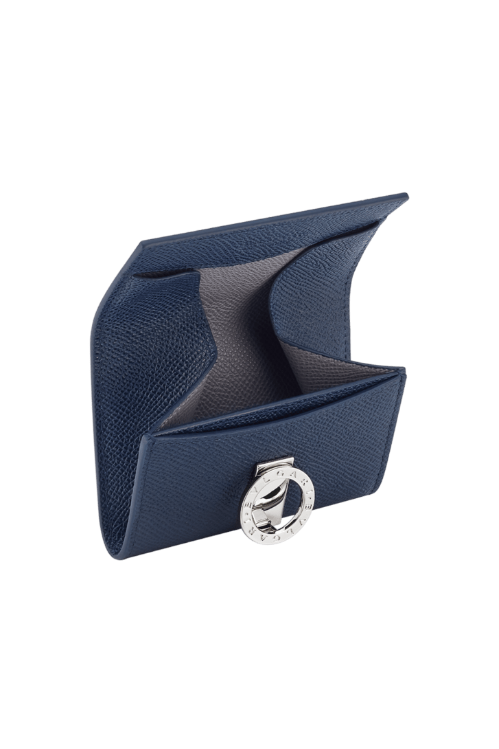 ブルー カーフレザー ブルガリ クリップ コインパース 294536 | ブルガリ