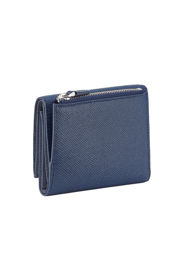 ブルー カーフレザー ブルガリ クリップ 三つ折り財布 294540 | ブルガリ