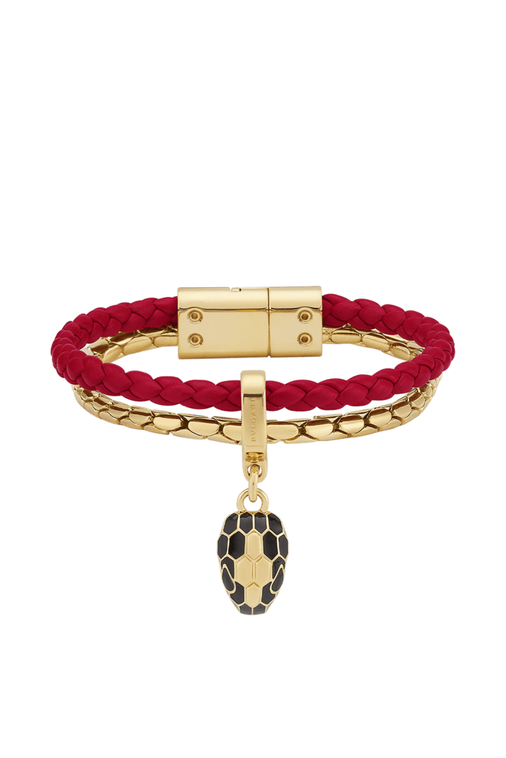 Serpenti Forever Leather Bracelet