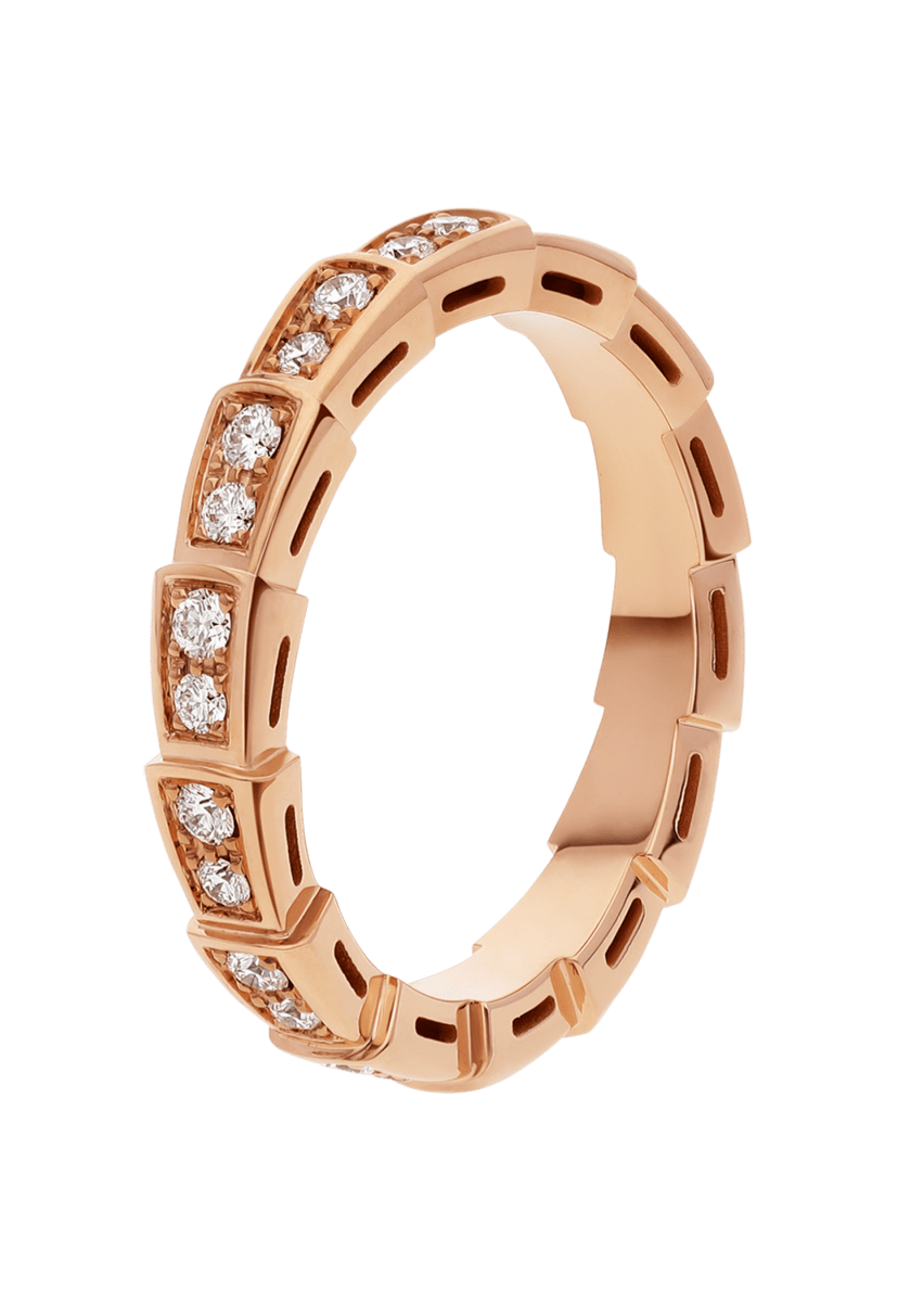 セルペンティ ヴァイパー リング Rose Gold 349701 | リング | Bvlgari Official Store