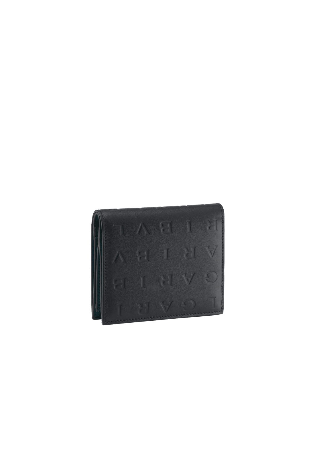 ブルガリロゴ インフィニートゥム コンパクトウォレット Calf Leather 