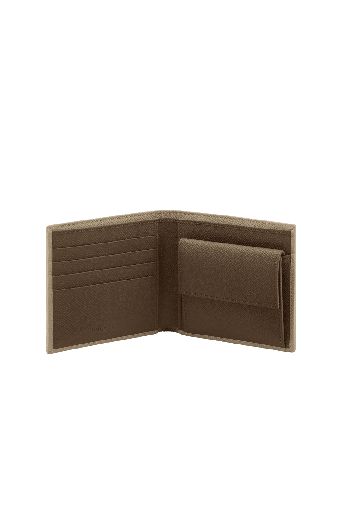 ブルガリ・ブルガリ マン 二つ折り財布 Calf Leather 293763 