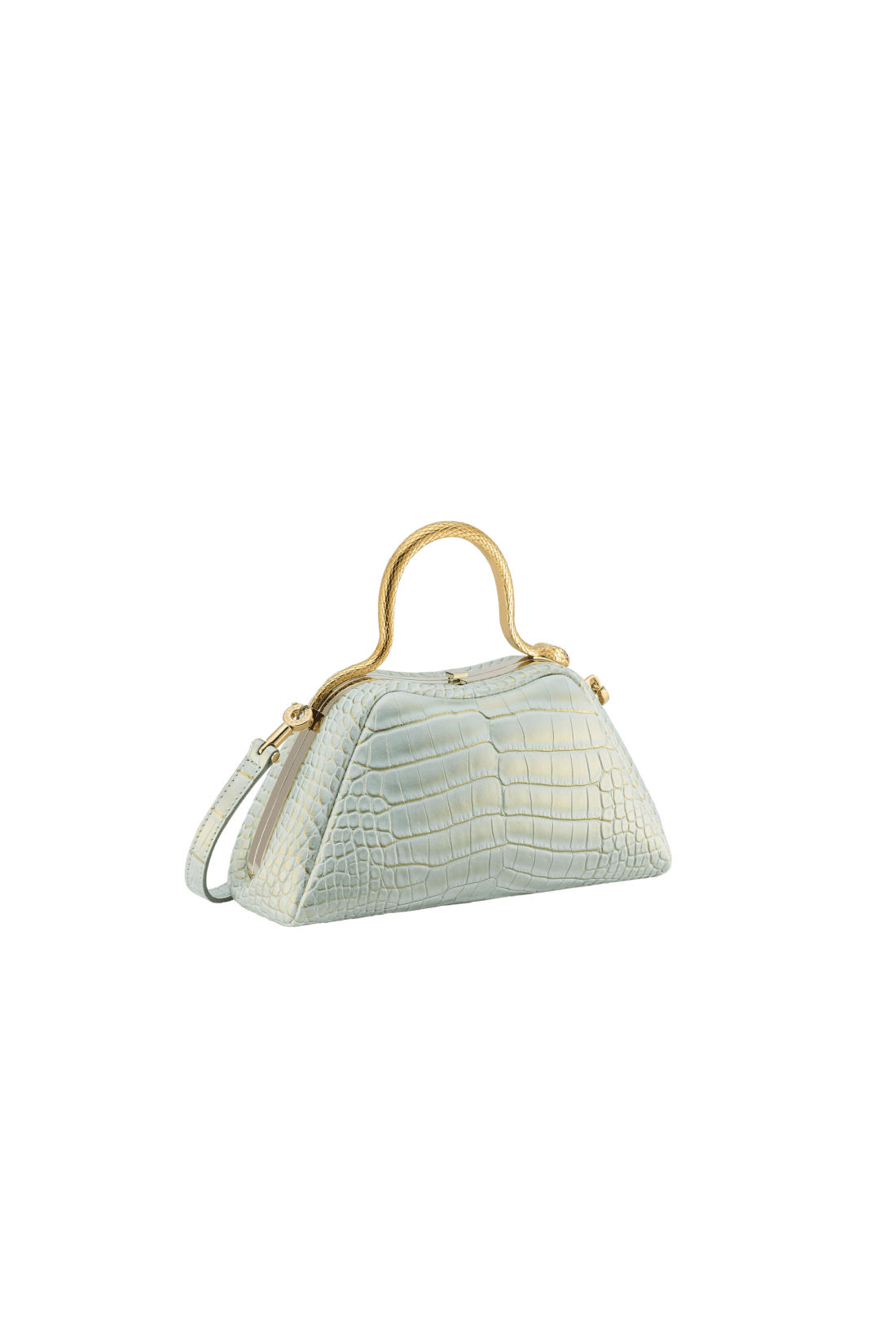 Bvlgari crocodile bag best sale