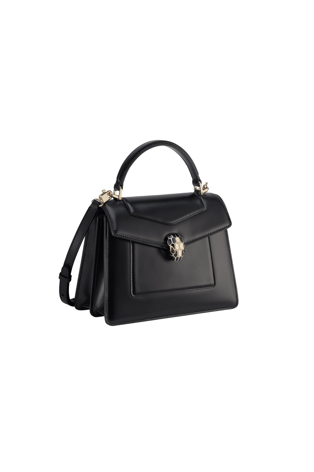 Black bvlgari bag best sale