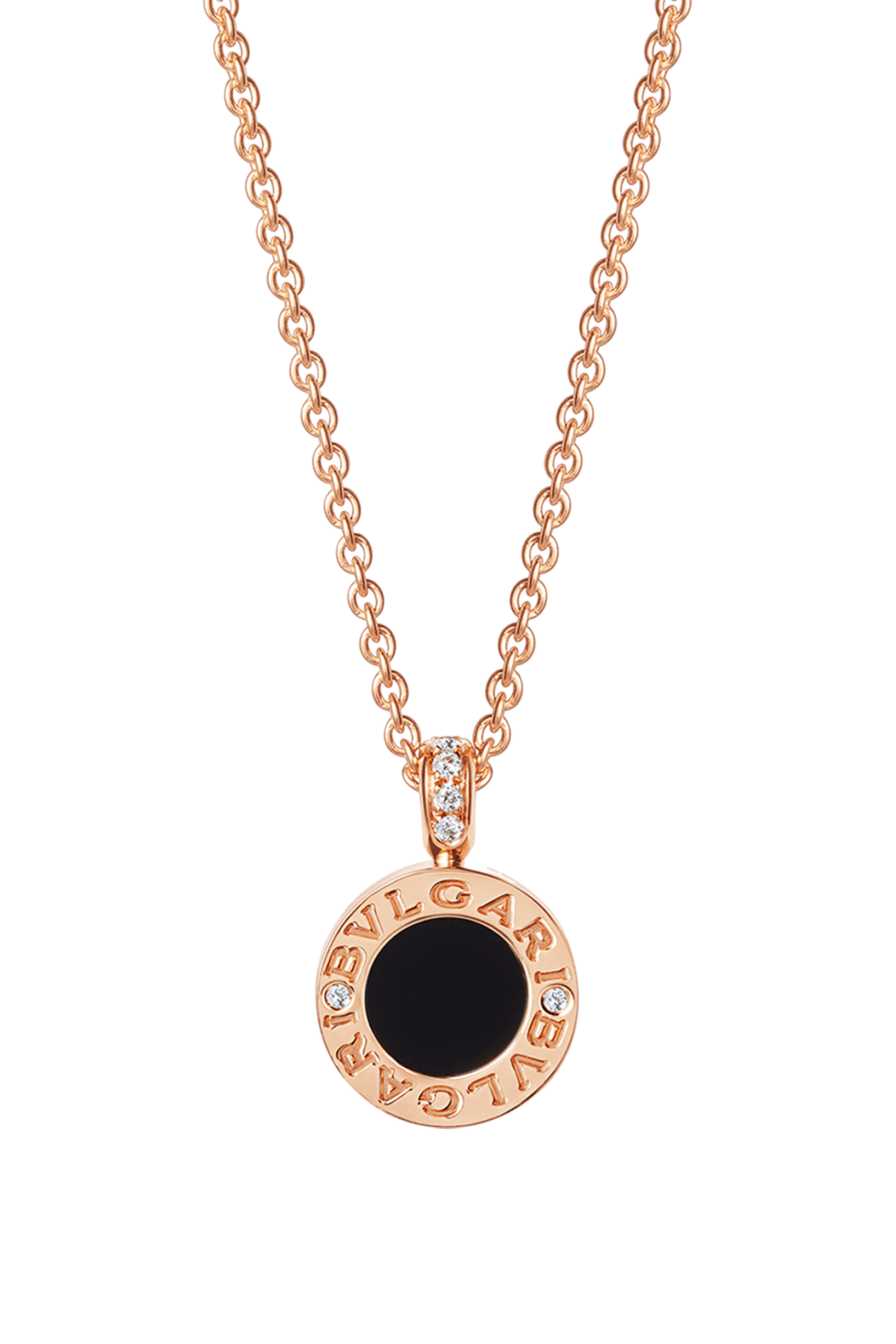 正規品•新品】BVLGARI両面刻印チャーム＆ネックレス 【公式通販】