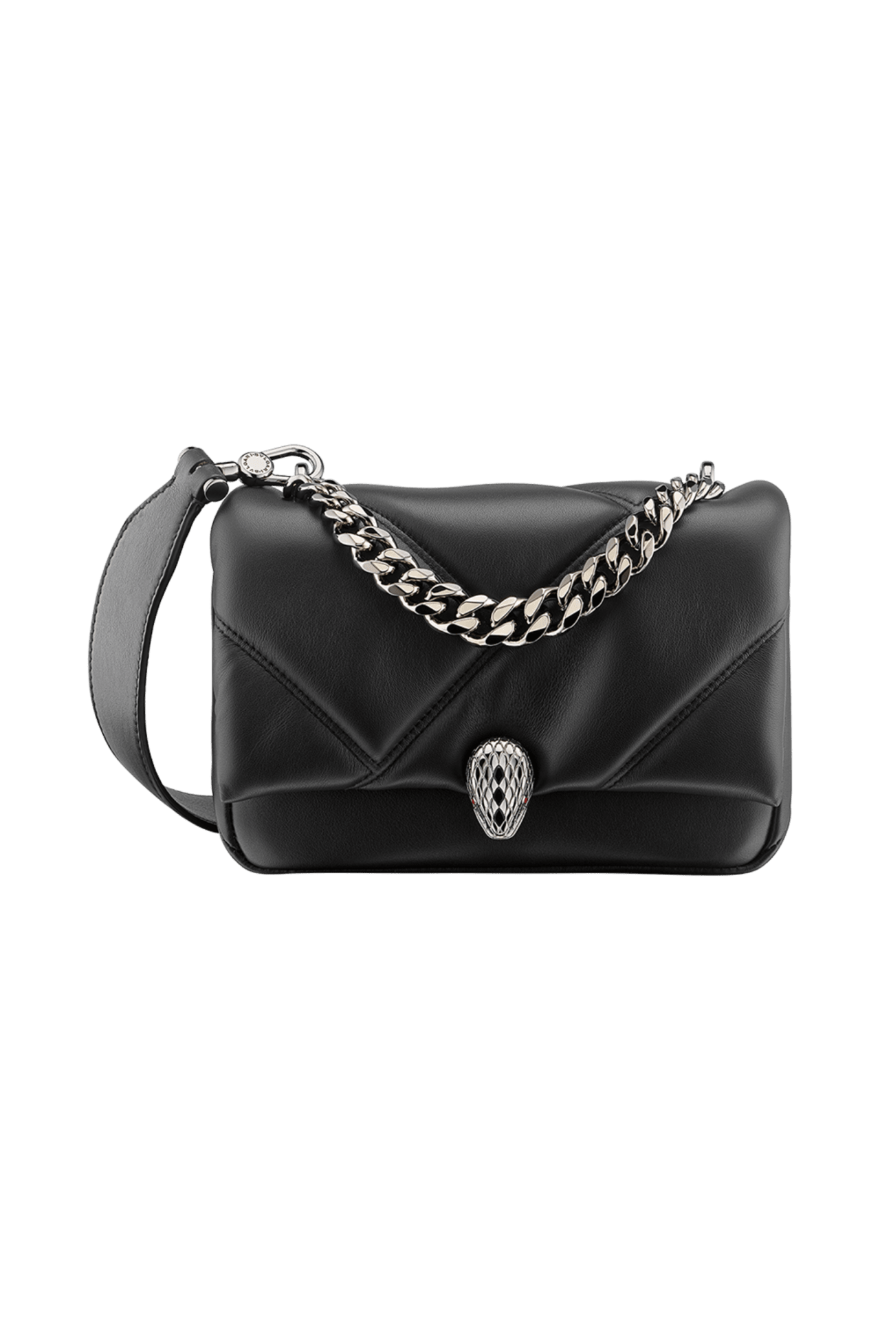 セルペンティ カボション クロスボディ ミニバッグ Calf Leather 