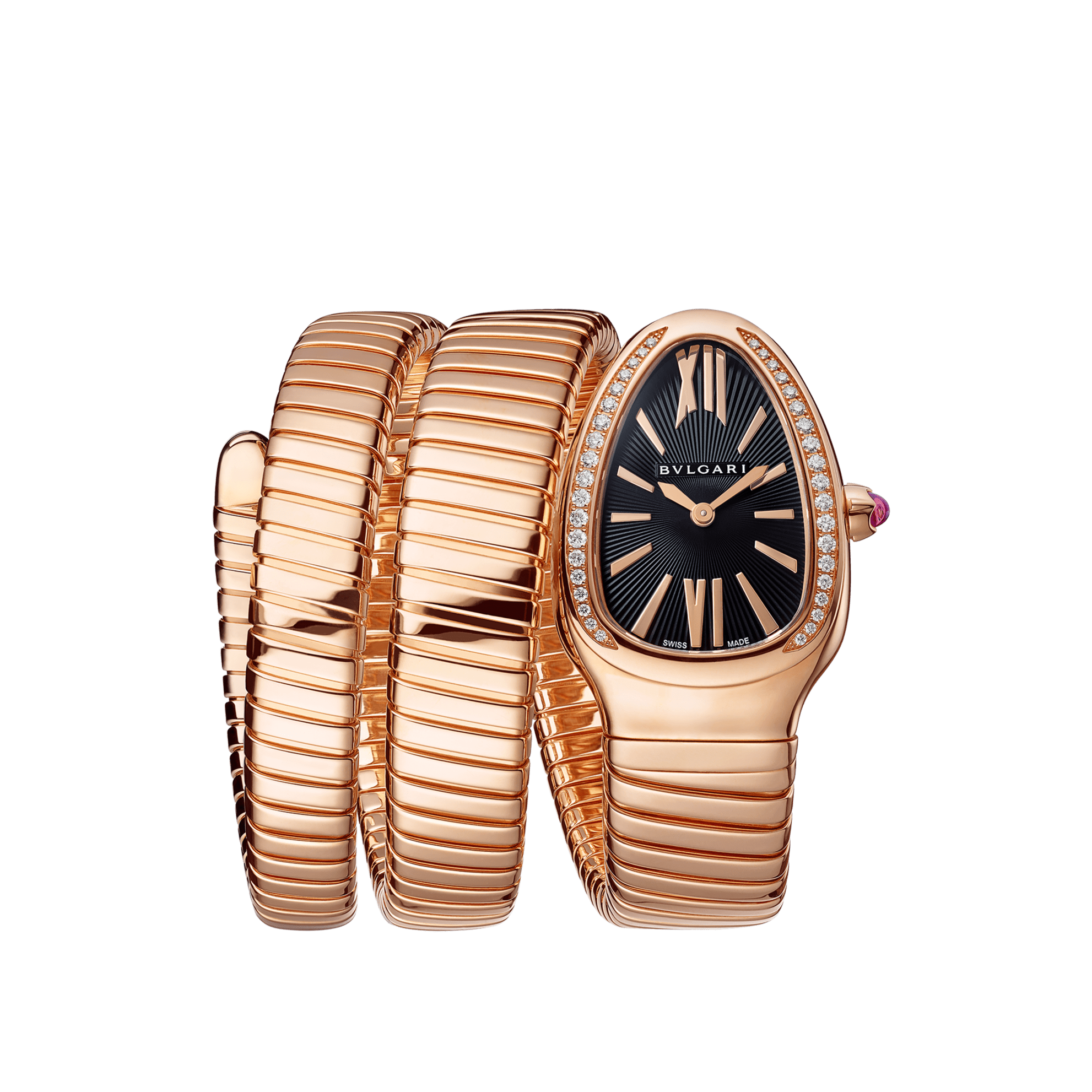 Serpenti Tubogas Watch Rose Gold 101814 Watches Bvlgari Official Store