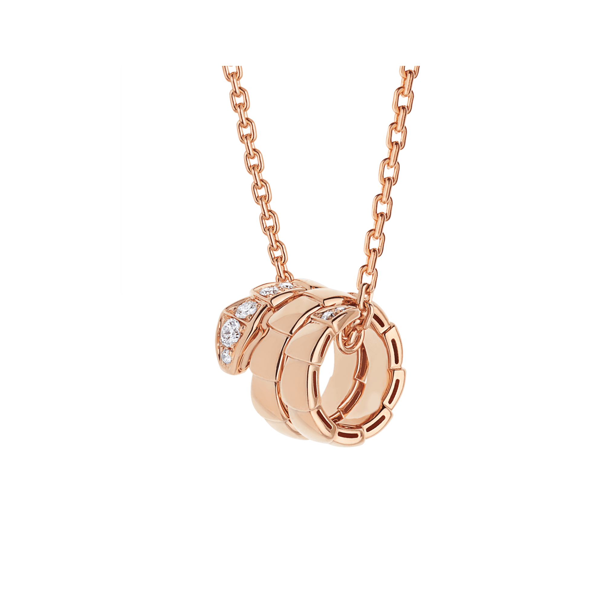 セルペンティ ヴァイパー ネックレス Rose Gold 357794 | ネックレス | Bvlgari Official Store