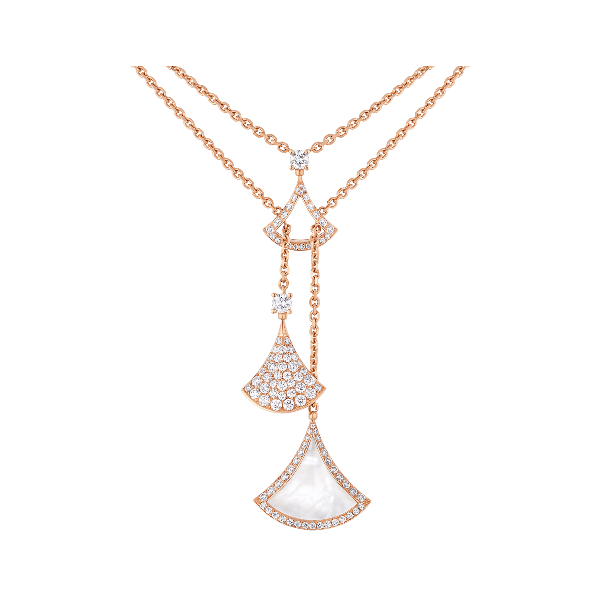 Divas Dream Necklace Rose Gold 358682 Necklaces Bvlgari Official Store