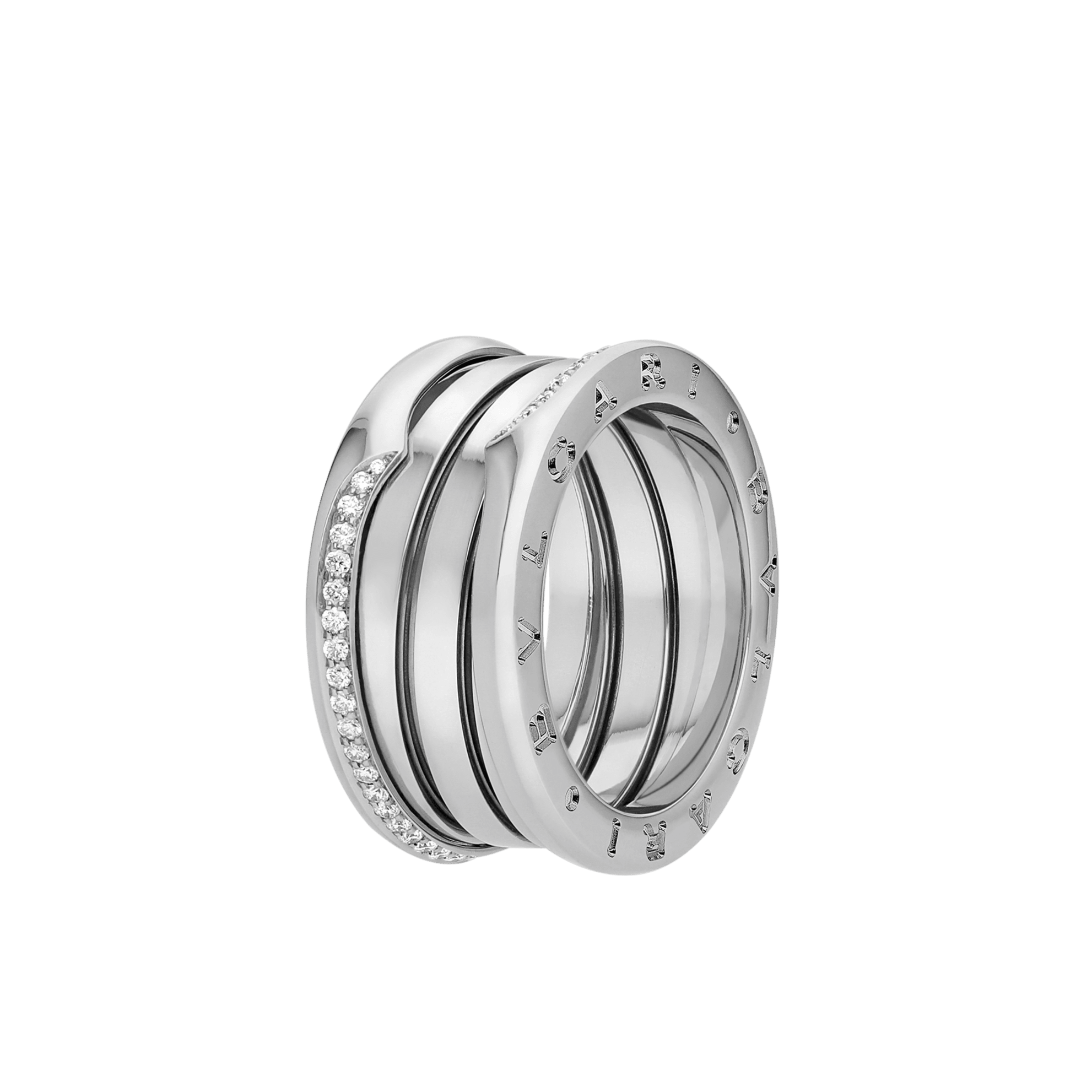 B.zero1 Ring White Gold 359721 | Rings | Bvlgari Official Store