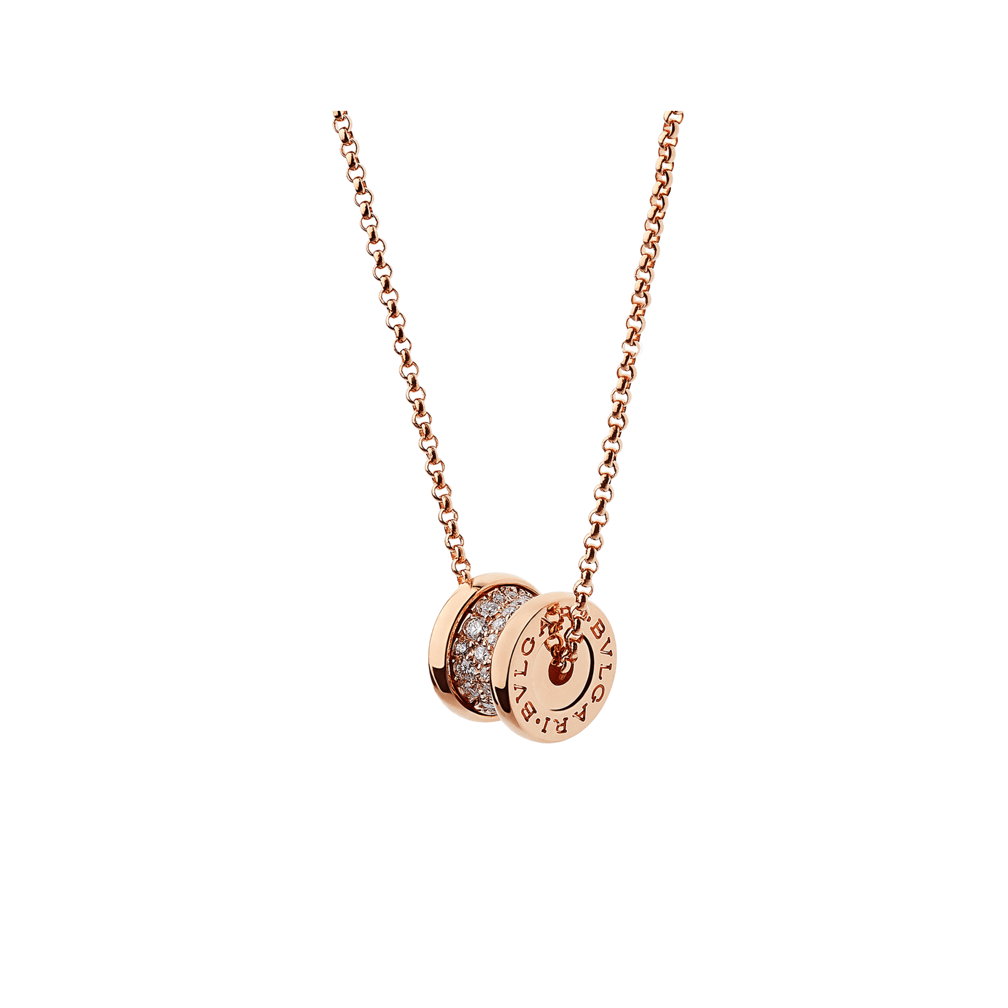 B.zero1 Rose Gold Necklace 351116 | Bvlgari Rose Gold 351116 ...