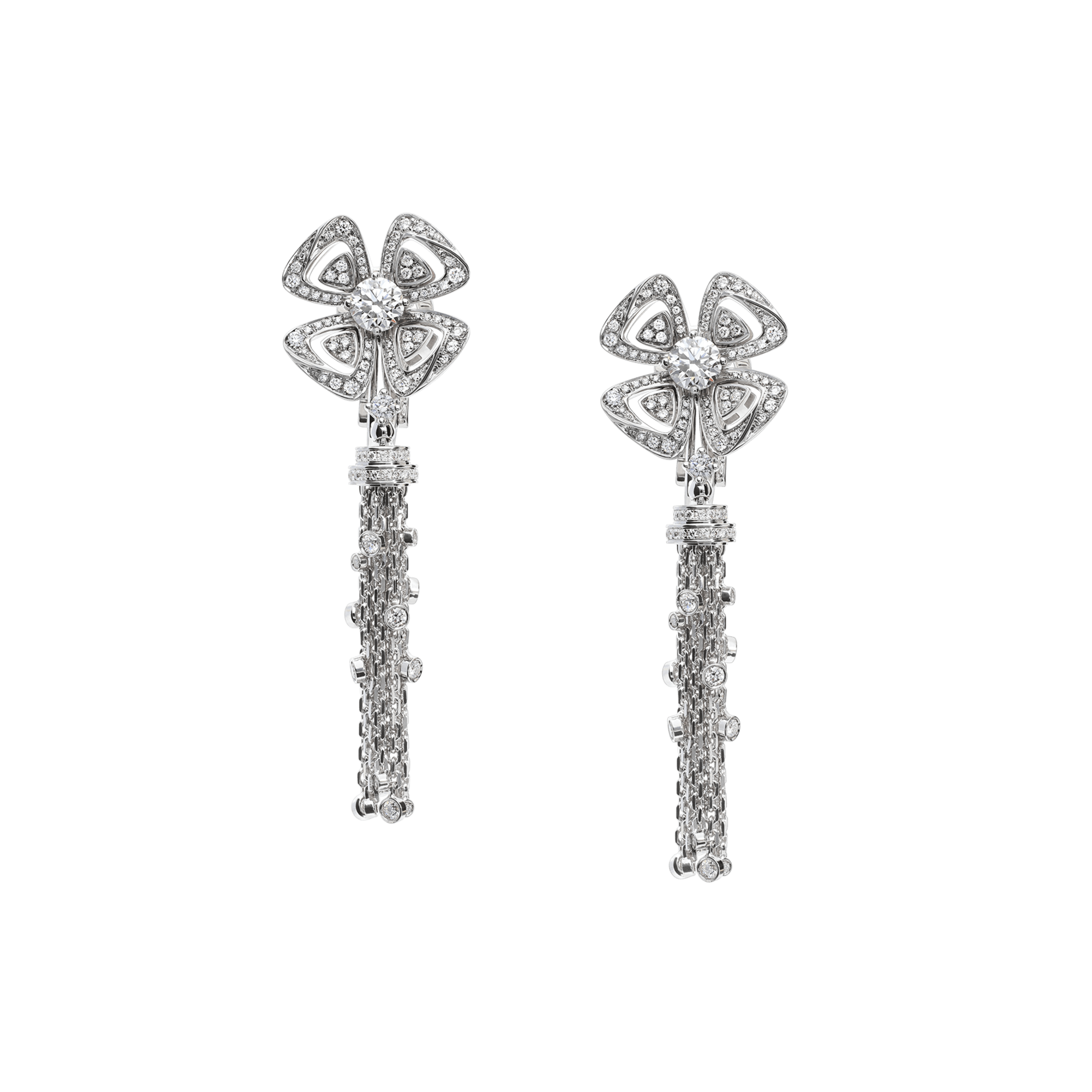 Fiorever Earrings White Gold 354528 Earrings Bvlgari Official Store