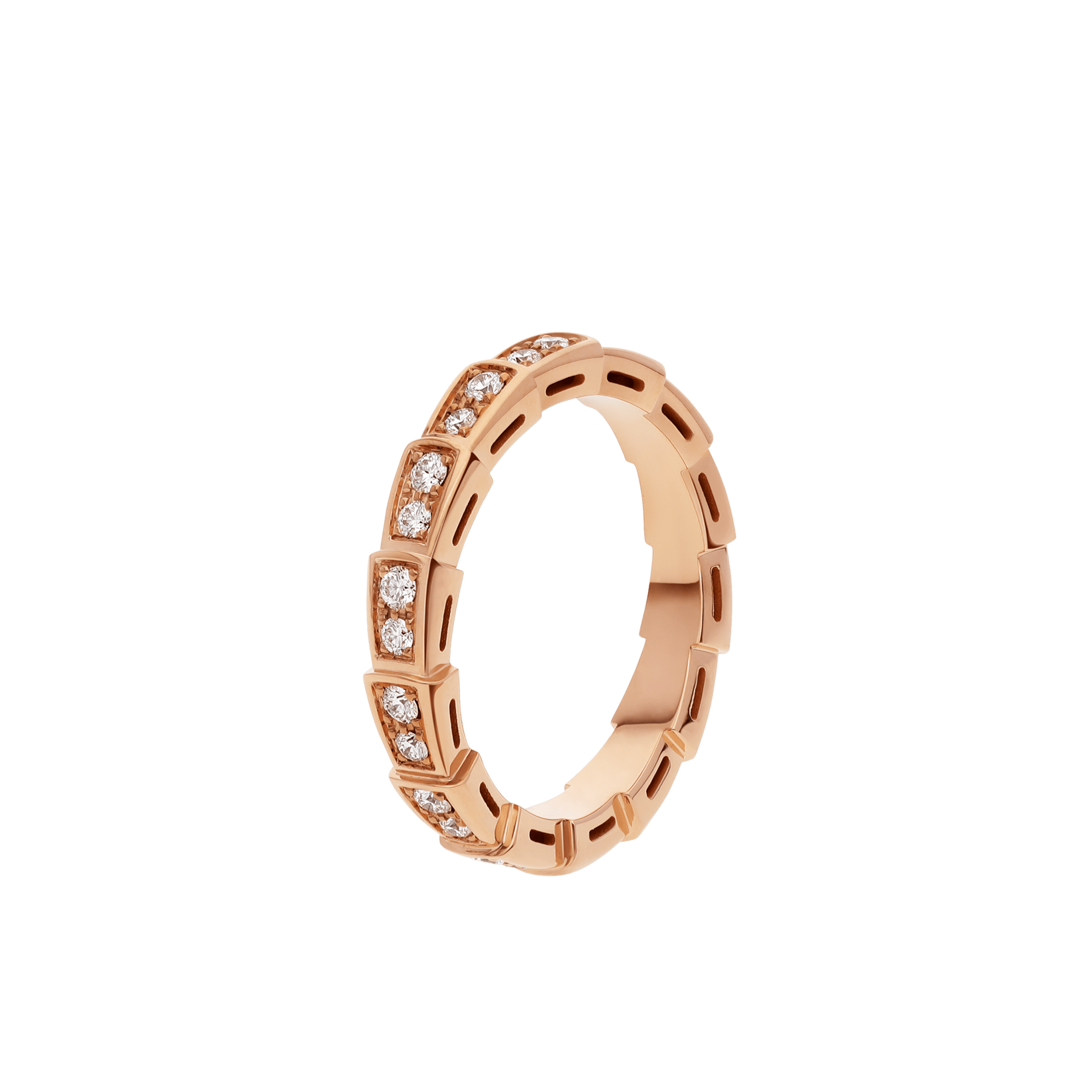 Serpenti Viper Ring Rose Gold 349701 | Rings | Bvlgari Official Store