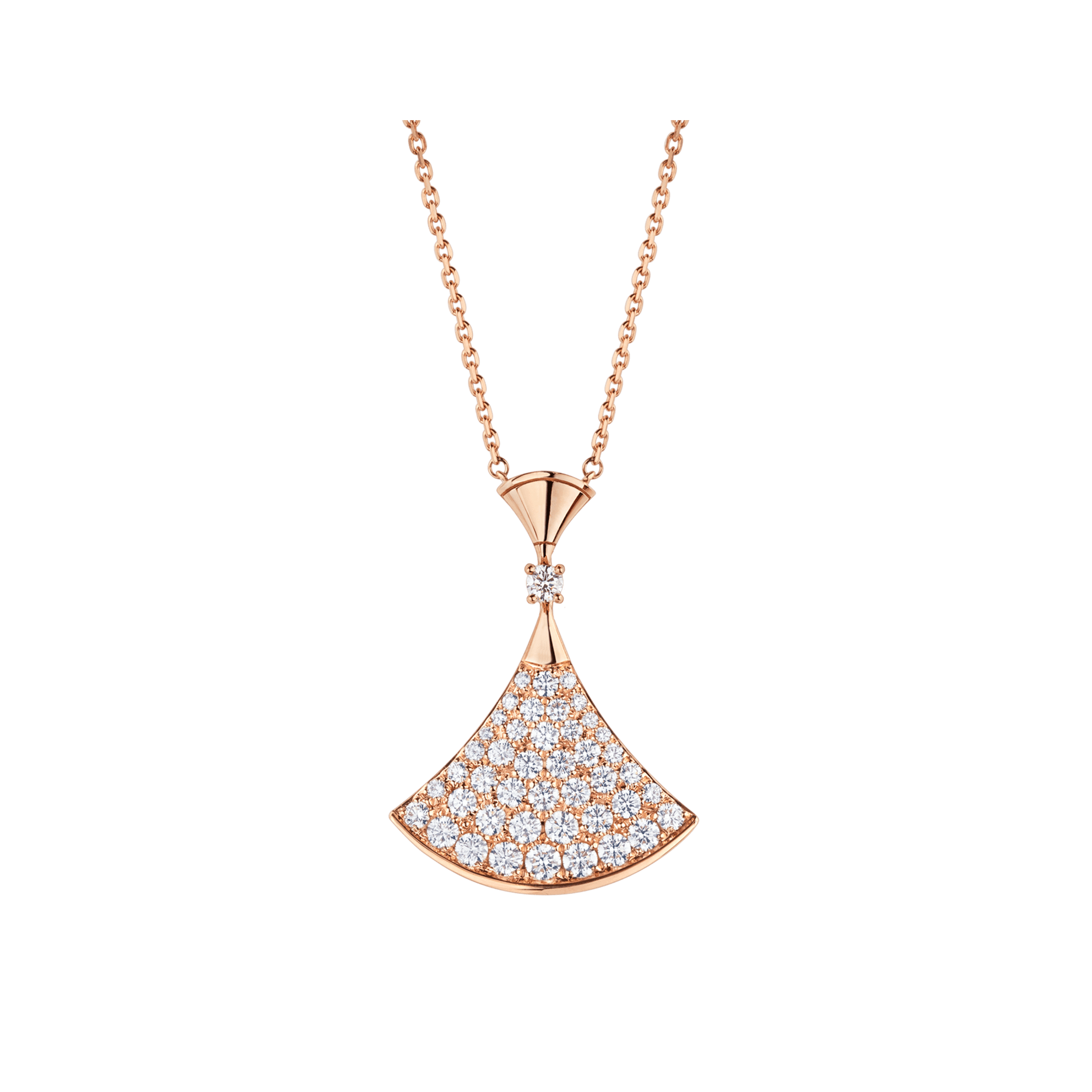 Divas' Dream Rose Gold Necklace 350067 | Bvlgari Rose Gold 350067 |  Necklaces | Bvlgari Official Store