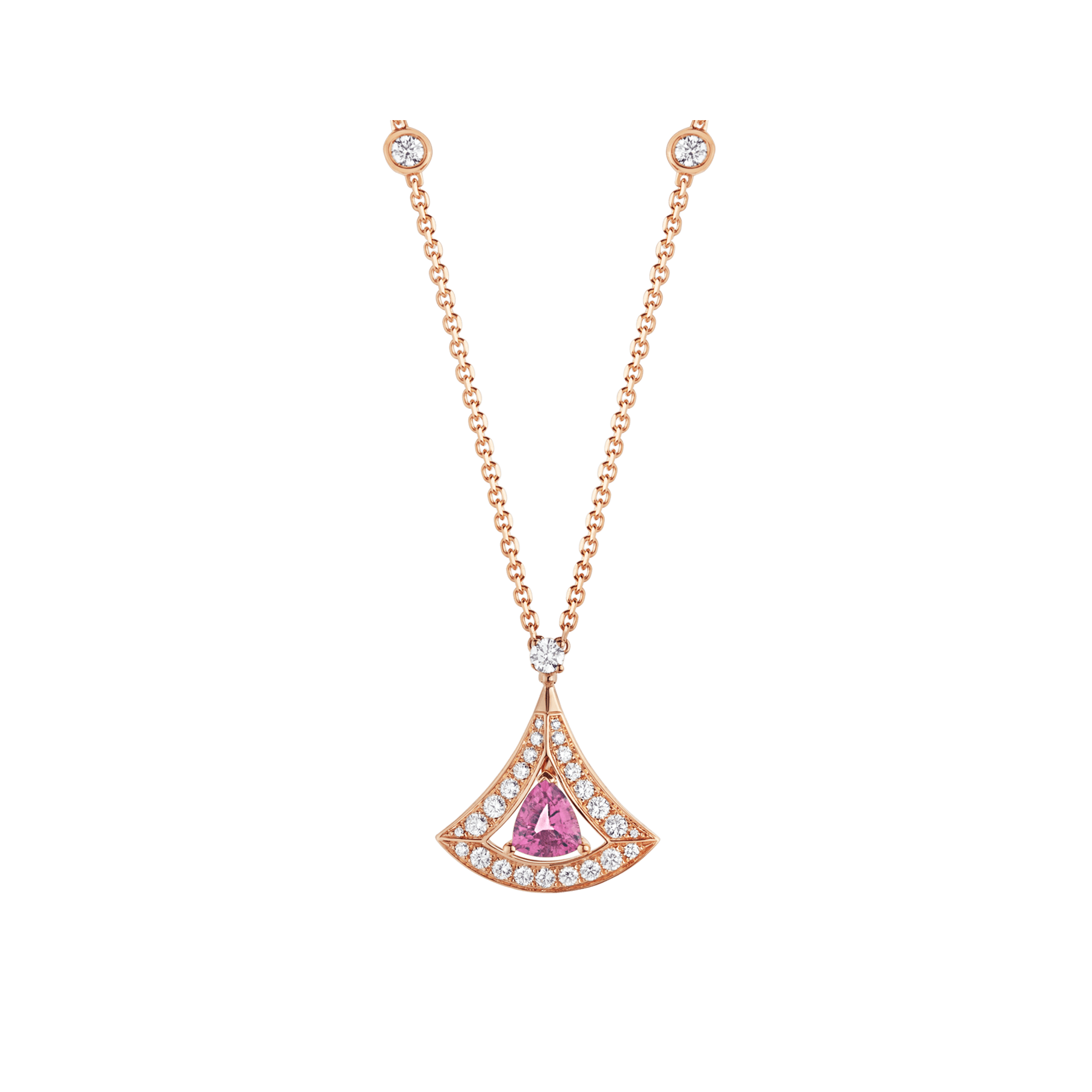 Divas' Dream Rose Gold Necklace 354366 | Bvlgari Rose Gold 354366 |  Necklaces | Bvlgari Official Store