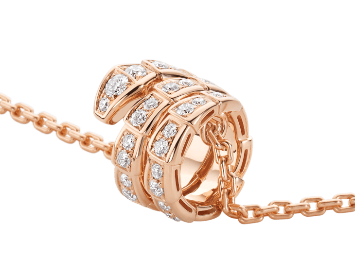 セルペンティ ヴァイパー ネックレス Rose Gold 357795