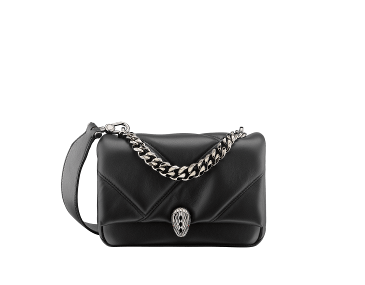 セルペンティ カボション クロスボディ ミニバッグ Calf Leather 