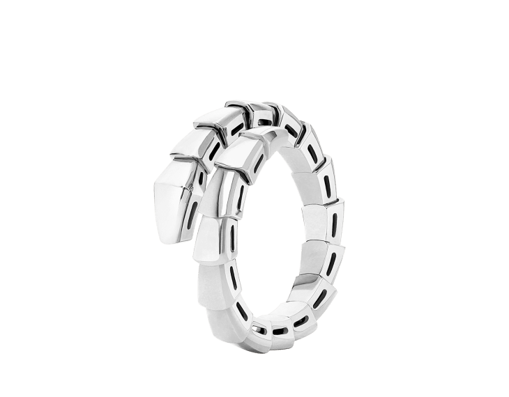 Serpenti Viper Ring White Gold 358647 | Rings | Bvlgari