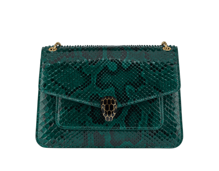 セルペンティ フォーエバー ショルダーバッグ Python Leather セルペンティ フォーエバー ショルダーバッグ Python Leather