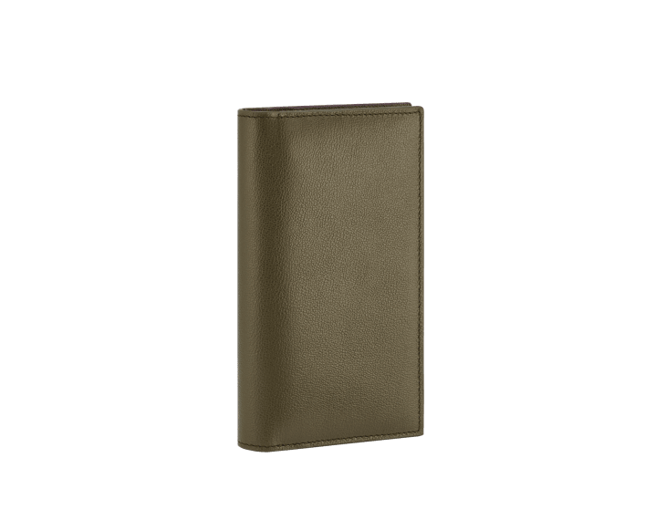 送料無料 ギフト ブルガリ・ブルガリ マン 二つ折り財布 Calf Leather 293129 オフィス用品
