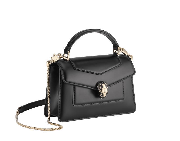 セルペンティ フォーエバー ミニ トップハンドルバッグ Calf Leather  