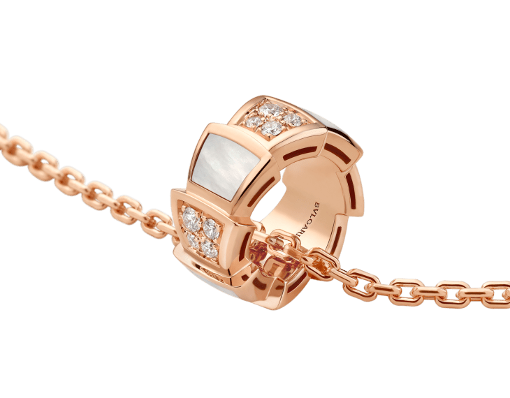 セルペンティ ヴァイパー ネックレス Rose Gold 357095