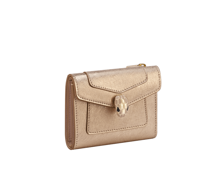 Serpenti Forever Trifold Wallet Calf Leather 294384 | Wallets 
