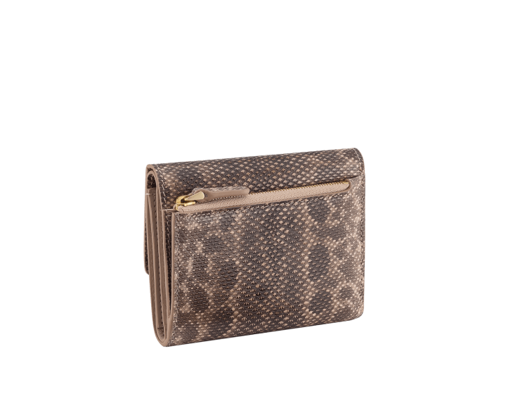 BVLGARI ブルガリ スリム コンパクト ウォレット スナップボタン  